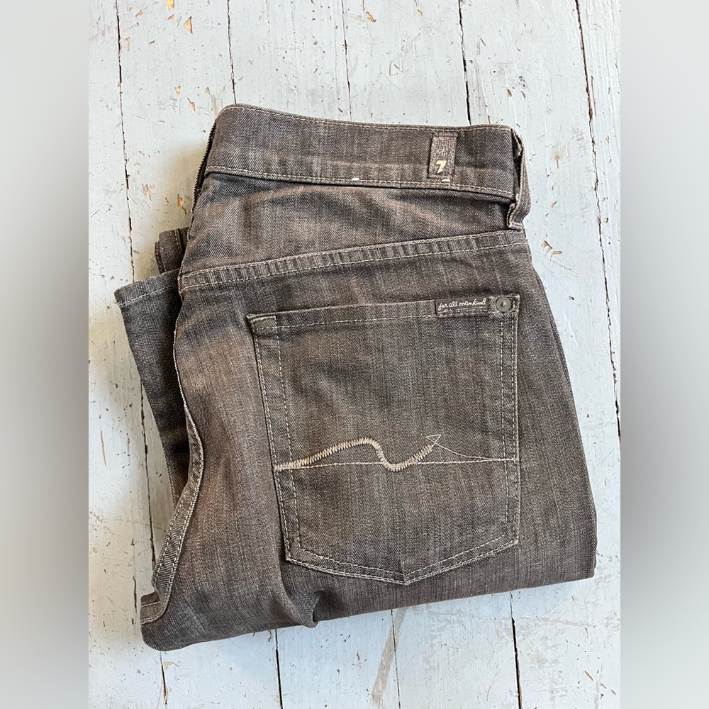 Seven For All Mankind Brown Denim Jeans